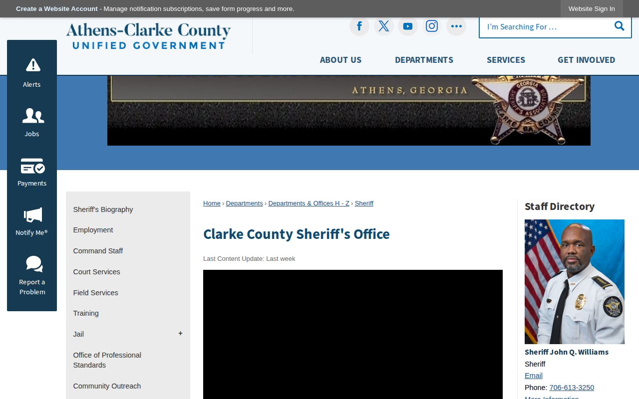 Clarke County Sheriff's Office jail release information